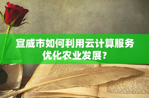 宣威市如何利用云计算服务优化农业发展？