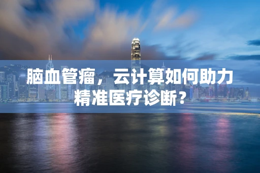 脑血管瘤，云计算如何助力精准医疗诊断？