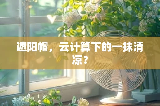 遮阳帽，云计算下的一抹清凉？