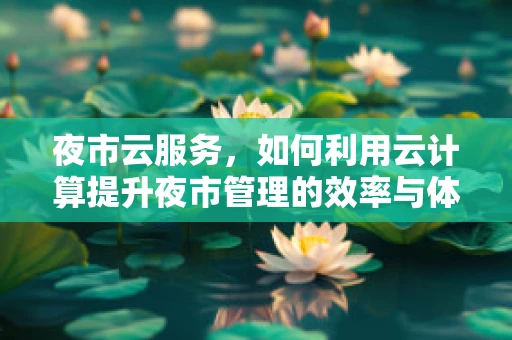 夜市云服务，如何利用云计算提升夜市管理的效率与体验？