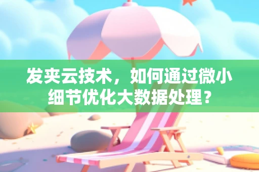 发夹云技术，如何通过微小细节优化大数据处理？