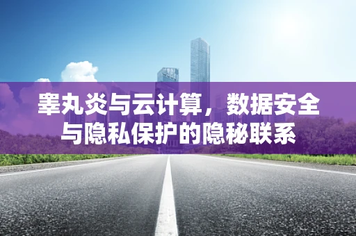 睾丸炎与云计算，数据安全与隐私保护的隐秘联系