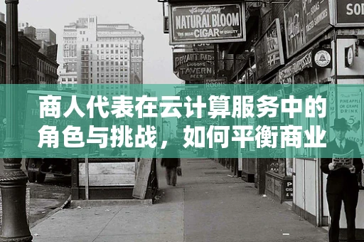 商人代表在云计算服务中的角色与挑战，如何平衡商业利益与技术创新？