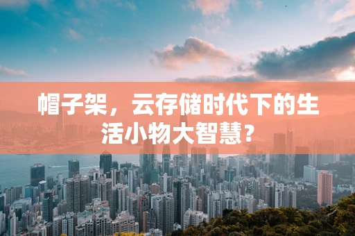 帽子架，云存储时代下的生活小物大智慧？