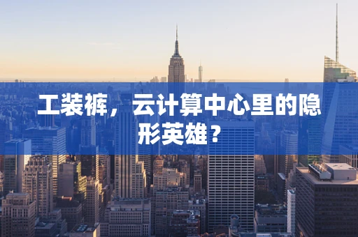 工装裤，云计算中心里的隐形英雄？