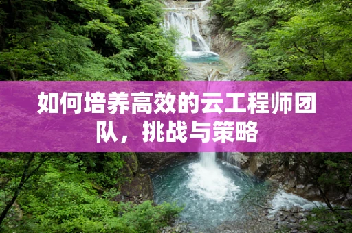 如何培养高效的云工程师团队，挑战与策略