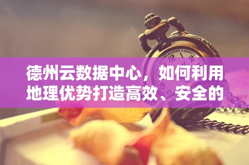 德州云数据中心，如何利用地理优势打造高效、安全的云计算服务？