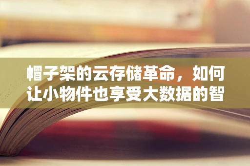 帽子架的云存储革命，如何让小物件也享受大数据的智能管理？