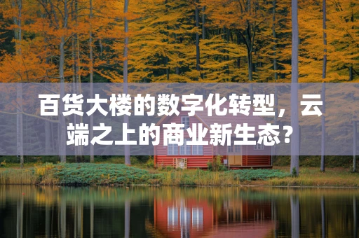 百货大楼的数字化转型，云端之上的商业新生态？