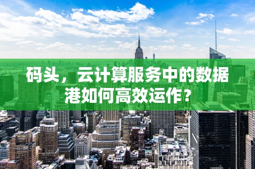 码头，云计算服务中的数据港如何高效运作？