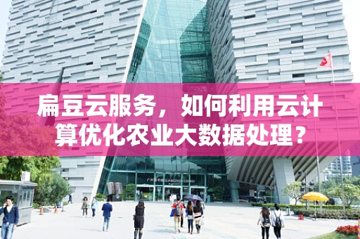 扁豆云服务，如何利用云计算优化农业大数据处理？