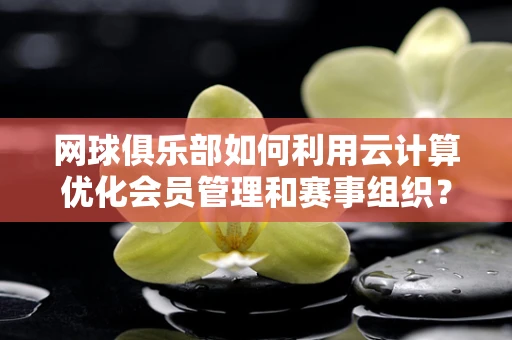 网球俱乐部如何利用云计算优化会员管理和赛事组织？