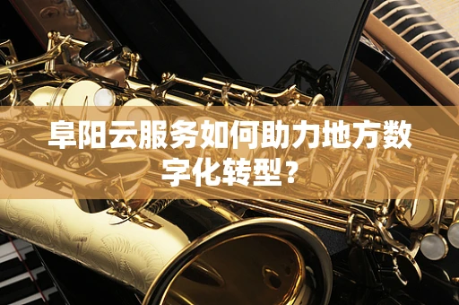 阜阳云服务如何助力地方数字化转型？