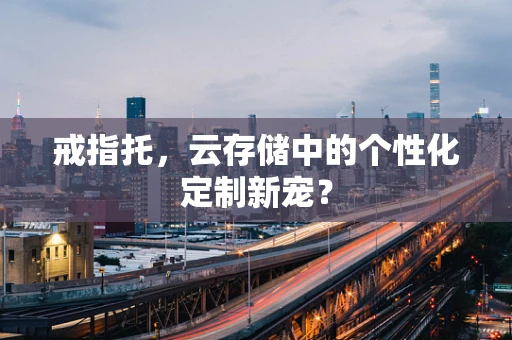 戒指托，云存储中的个性化定制新宠？