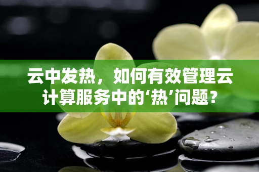 云中发热，如何有效管理云计算服务中的‘热’问题？