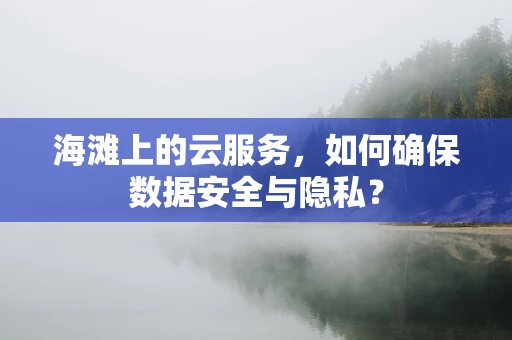 海滩上的云服务，如何确保数据安全与隐私？
