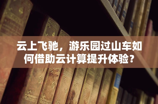 云上飞驰，游乐园过山车如何借助云计算提升体验？