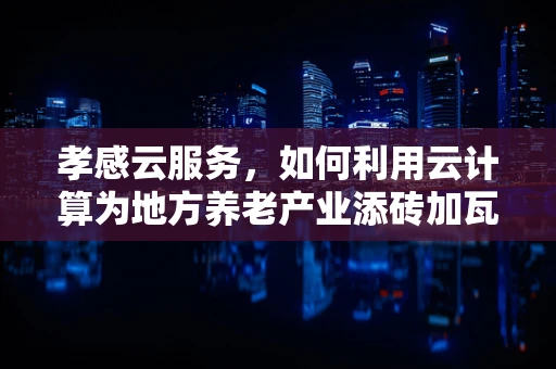 孝感云服务，如何利用云计算为地方养老产业添砖加瓦？