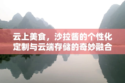 云上美食，沙拉酱的个性化定制与云端存储的奇妙融合