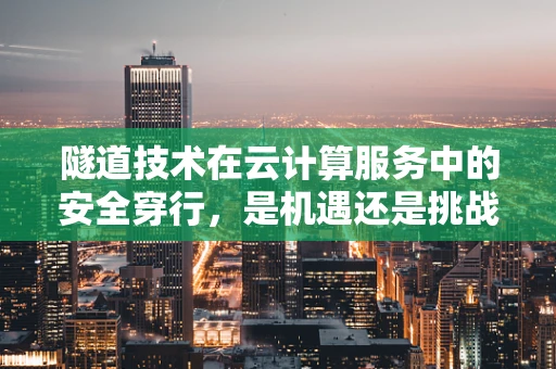 隧道技术在云计算服务中的安全穿行，是机遇还是挑战？