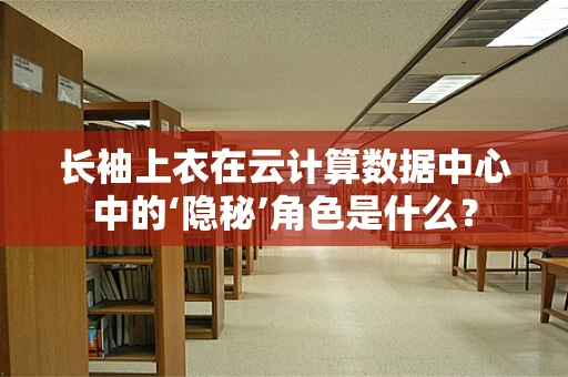 长袖上衣在云计算数据中心中的‘隐秘’角色是什么？