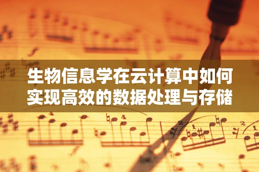 生物信息学在云计算中如何实现高效的数据处理与存储？