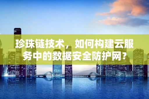珍珠链技术，如何构建云服务中的数据安全防护网？