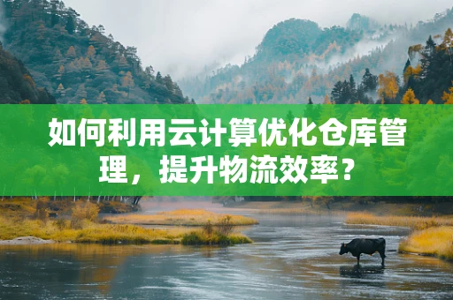 如何利用云计算优化仓库管理，提升物流效率？