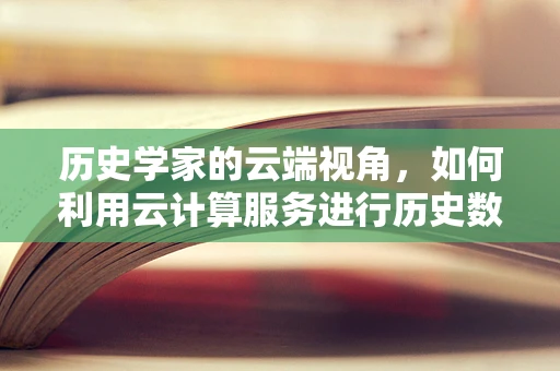 历史学家的云端视角，如何利用云计算服务进行历史数据管理与分析？