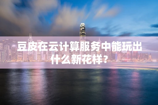 豆皮在云计算服务中能玩出什么新花样？