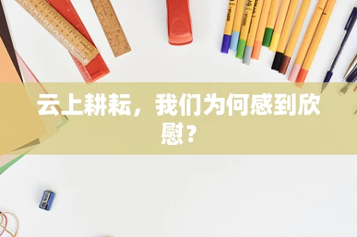 云上耕耘，我们为何感到欣慰？