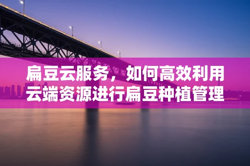 扁豆云服务，如何高效利用云端资源进行扁豆种植管理？