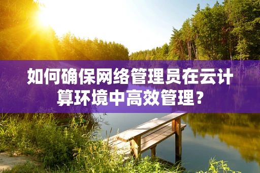如何确保网络管理员在云计算环境中高效管理？