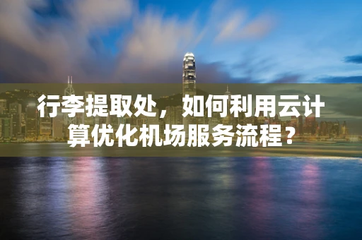 行李提取处，如何利用云计算优化机场服务流程？