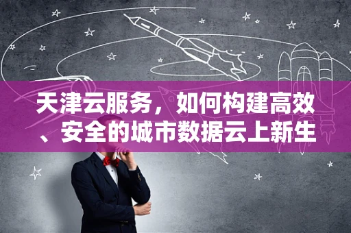 天津云服务，如何构建高效、安全的城市数据云上新生态？