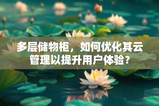 多层储物柜，如何优化其云管理以提升用户体验？