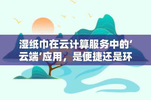 湿纸巾在云计算服务中的‘云端’应用，是便捷还是环保的权衡？