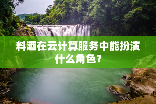 料酒在云计算服务中能扮演什么角色？