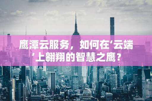 鹰潭云服务，如何在‘云端’上翱翔的智慧之鹰？