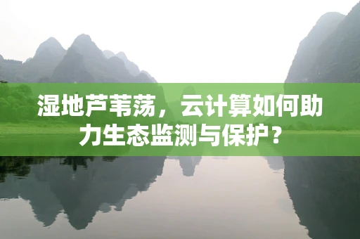 湿地芦苇荡，云计算如何助力生态监测与保护？