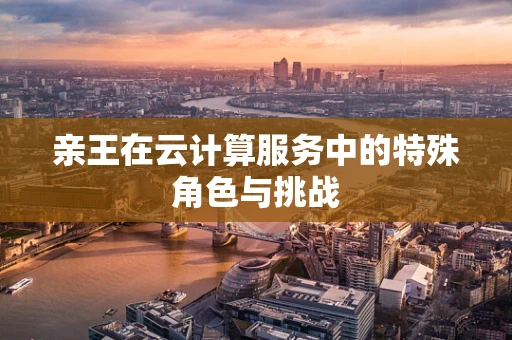 亲王在云计算服务中的特殊角色与挑战