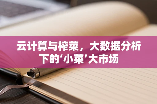 云计算与榨菜，大数据分析下的‘小菜’大市场