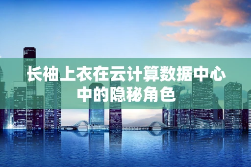 长袖上衣在云计算数据中心中的隐秘角色