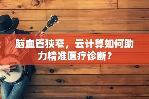 脑血管狭窄，云计算如何助力精准医疗诊断？
