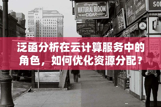 泛函分析在云计算服务中的角色，如何优化资源分配？