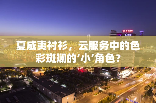 夏威夷衬衫，云服务中的色彩斑斓的‘小’角色？