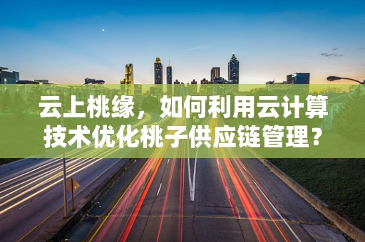 云上桃缘，如何利用云计算技术优化桃子供应链管理？