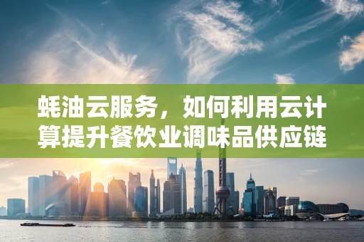 蚝油云服务，如何利用云计算提升餐饮业调味品供应链管理？
