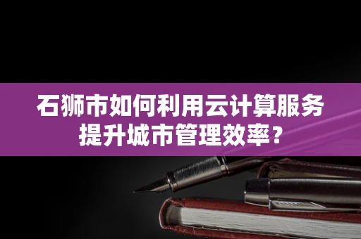 石狮市如何利用云计算服务提升城市管理效率？