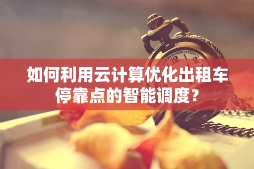 如何利用云计算优化出租车停靠点的智能调度？
